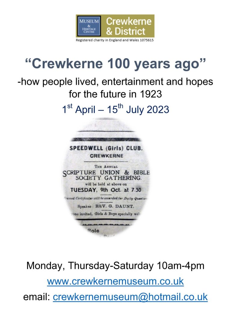 Crewkerne 100 years ago Crewkerne Museum Somerset